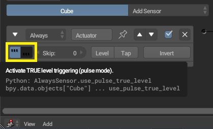 True Level Triggering in blender game engine